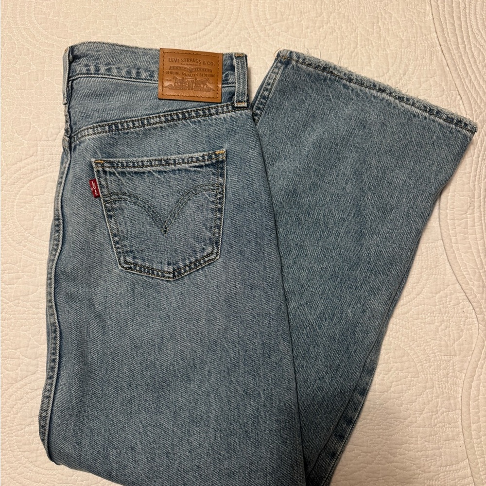 Levi's Classic Light Blue Jean Maxi Skirt